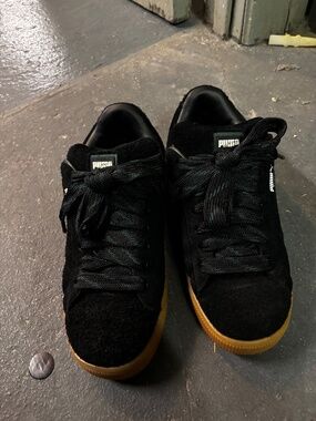 PUMA Suede Xl Flecked Mens Black Sneakers Casual Shoes 39809401 US MEN SIZE 10.5